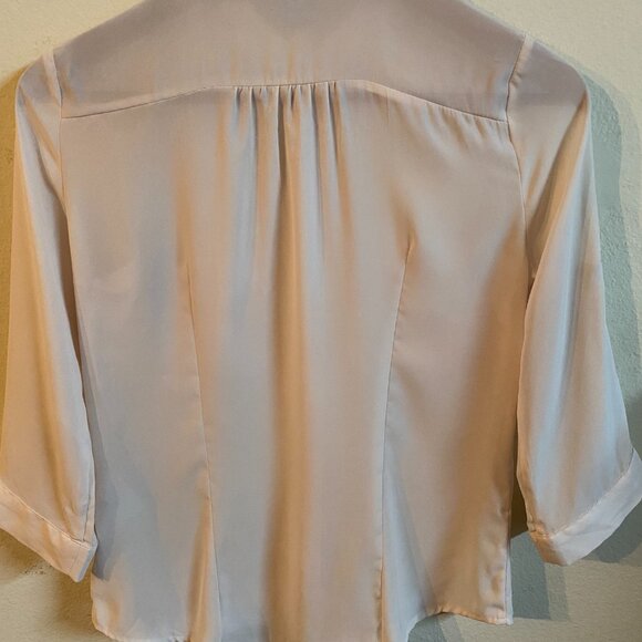 H&M SIZE 4 OLD ROSE HALF-SLEEVE TOP - Picture 4 of 6